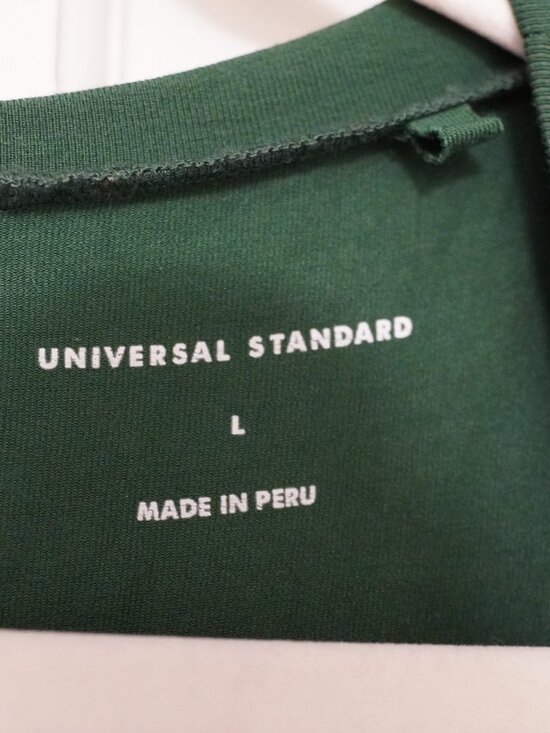 Universal Standard Green Tie Waist Dress Size L - Plus Size - Picture 2 of 3